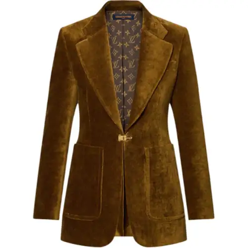 LOUIS VUITTON FW24 Business Suit Coat Women's Khaki