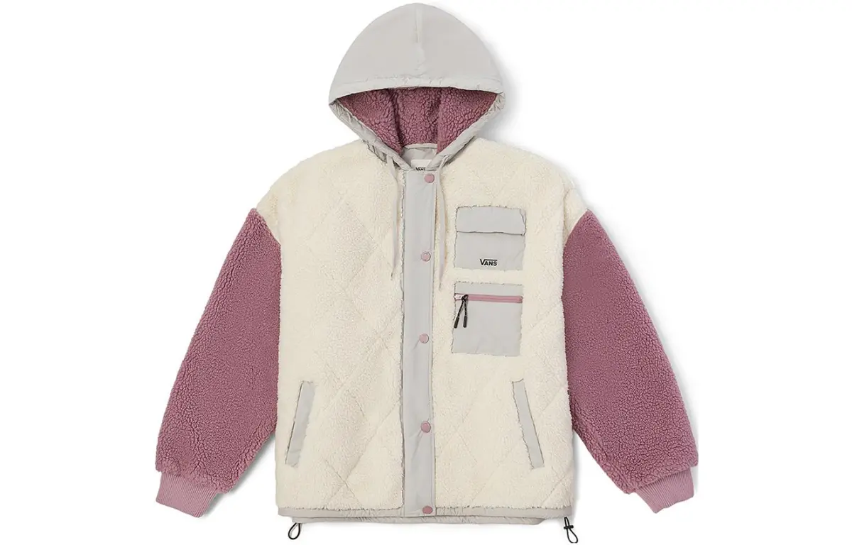 Vans Velvet Jackets Women's Multicolor Hooded Moderate