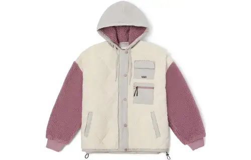 Vans Velvet Jackets Women's Multicolor Hooded Moderate