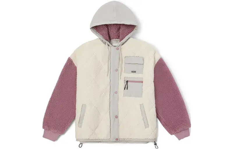 Vans Velvet Jackets Women's Multicolor Hooded Moderate