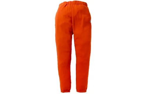A BATHING APE Knitted Sweatpants Women's Moderate Straight Fit Pants