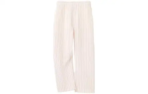 UNIQLO X INES DE LA FRESSANGE UNIQLO X Ines De La Fressange Casual Pants Women's Ivory Moderate Straight Fit Pants