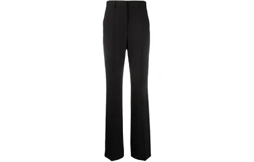 PRADA Casual Pants Women's Black Moderate Straight Fit Pants
