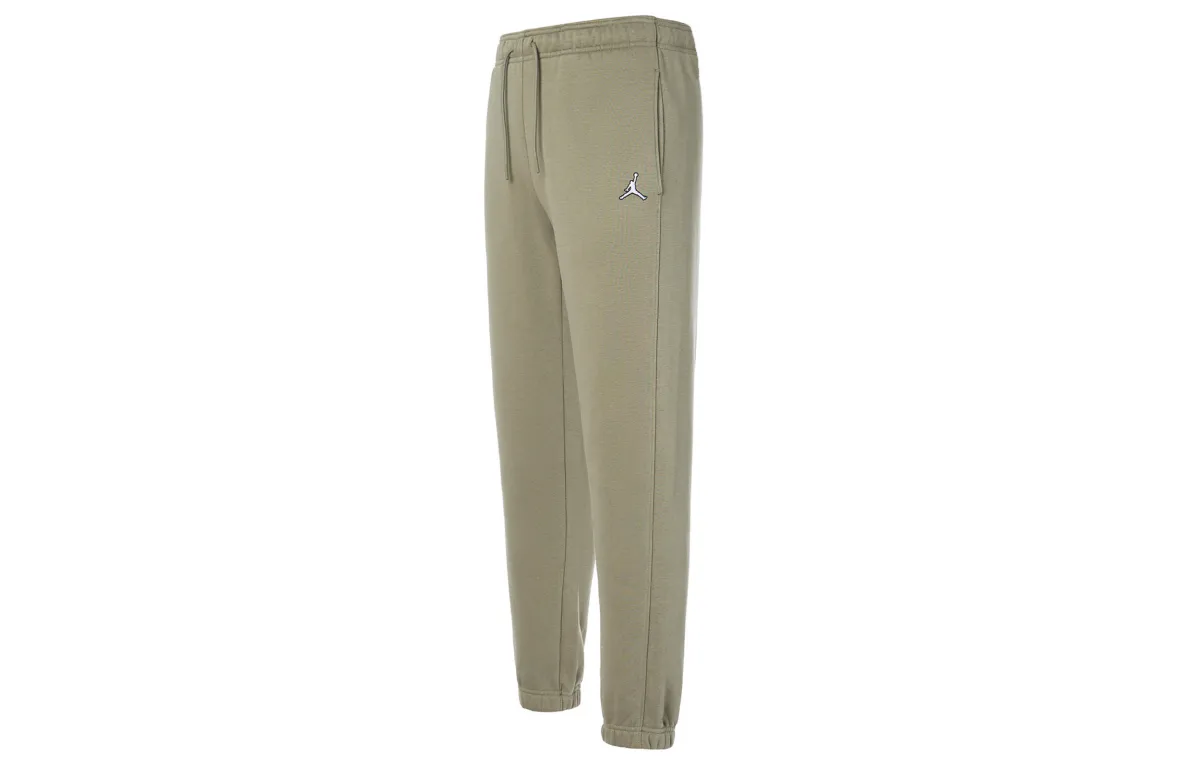 Jordan Casual Pants Women's Olive Green Thickened Cuffed Pants