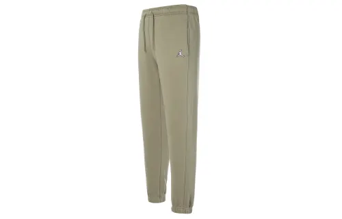 Jordan Casual Pants Women's Olive Green Thickened And Fleece Lined Cuffed Pants