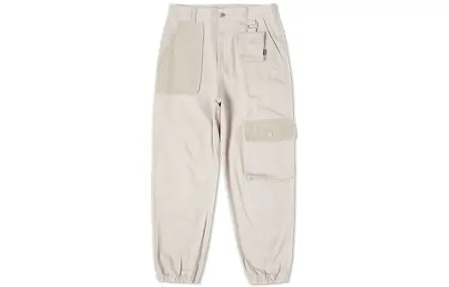 Converse Cargo Pants Women's Khaki Beige Moderate Cuffed Pants