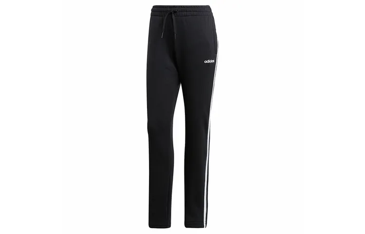 Adidas Fleece Lined Thermal Vintage Knitted Sweatpants Women's Black