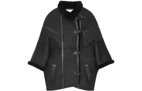SAINT LAURENT FW22 Cloak Women's Black