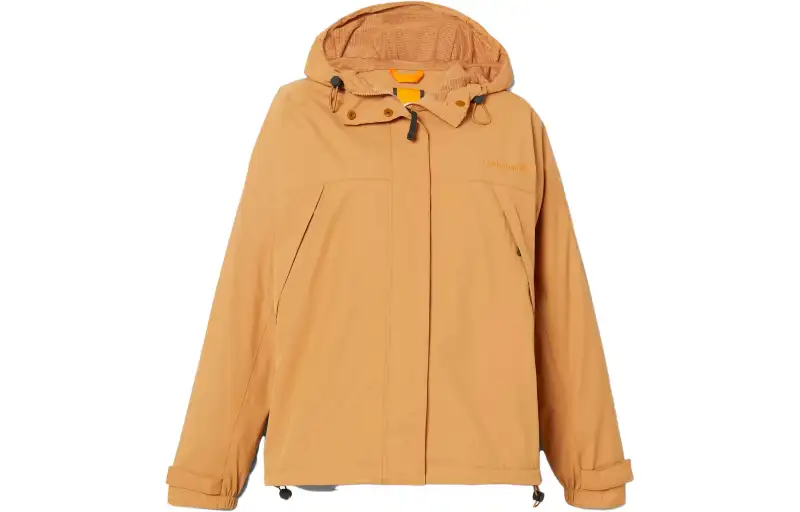 Timberland Windbreaker Jackets Women's Yellow Hooded Moderate