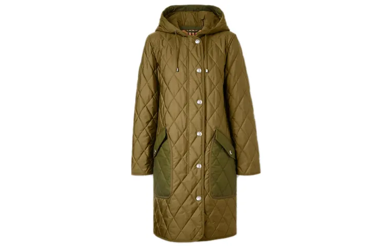 Burberry Coat Women's Army Green
