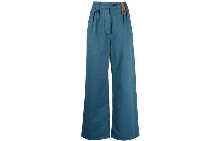 LOEWE FW21 Casual Pants Women's Blue