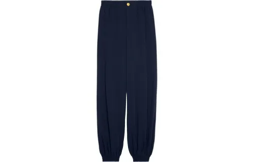 GUCCI FW21 Casual Pants Women's Dark Blue