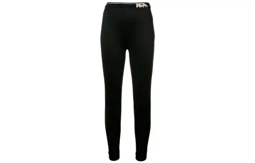 PRADA Leggings Women's Black Thin