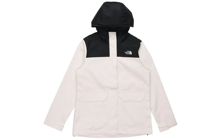 THE NORTH FACE Hiking Waterproof And Windproof Windbreaker Jacket Women's White