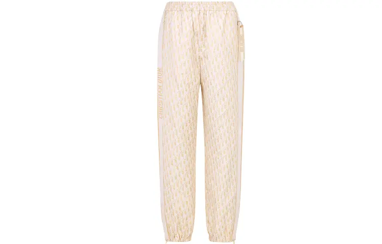 DIOR Quarterly New Products Casual Pants Women's Gold Moderate Cuffed Pants