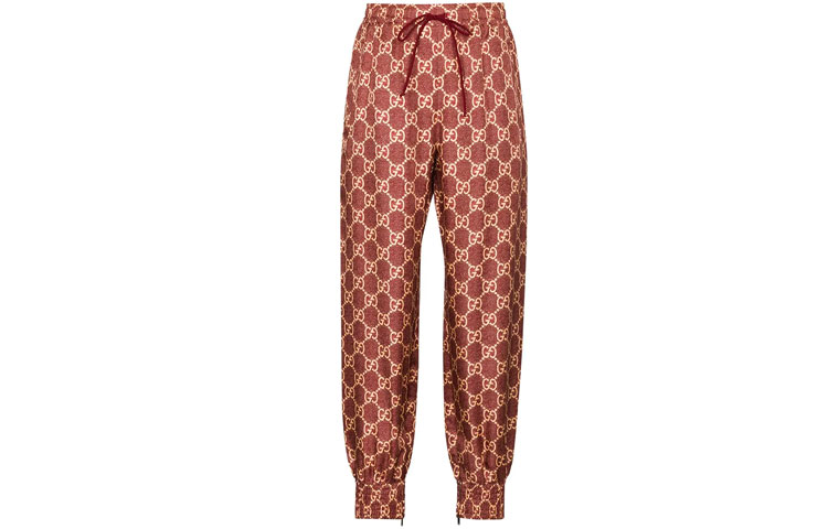 Женские брюки Gucci (розовые)