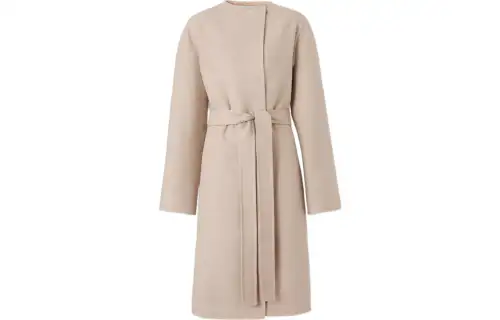 Burberry Velvet feel Coat Women's Soft Tawny