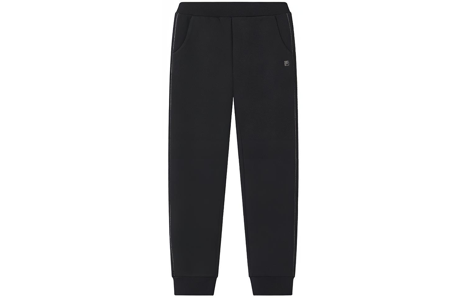 FILA Knitted Sweatpants Women's Legend Blue Moderate Straight Fit Pants