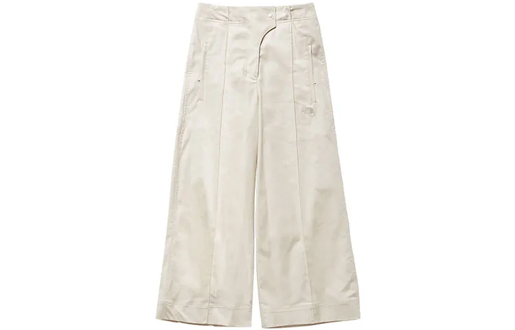 THE NORTH FACE Casual Pants Women's Light Khaki Moderate Wide Leg Pants
