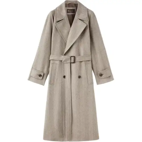 Loro Piana Coat Women's Natural Brown