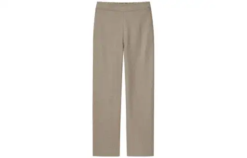 UNIQLO Casual Pants Women's Dark Beige Moderate Straight Fit Pants