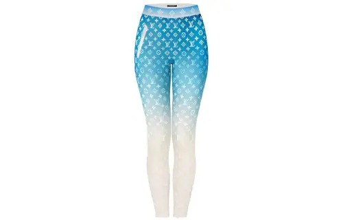 LOUIS VUITTON Leggings Women's Blue