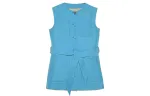 GUCCI Vests Women's Light Blue Crew Neck Moderate Other
