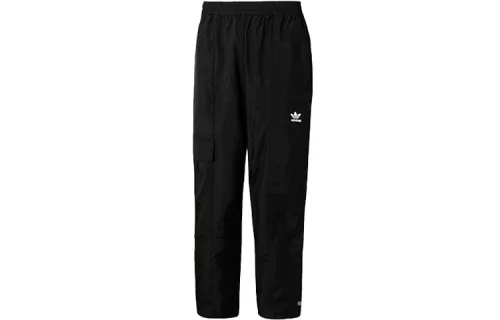 Adidas Originals Knitted Sweatpants Women's Black Moderate Cuffed Pants