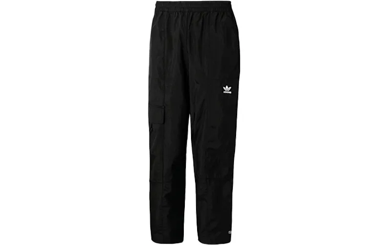 Adidas Originals Knitted Sweatpants Women's Black Moderate Cuffed Pants