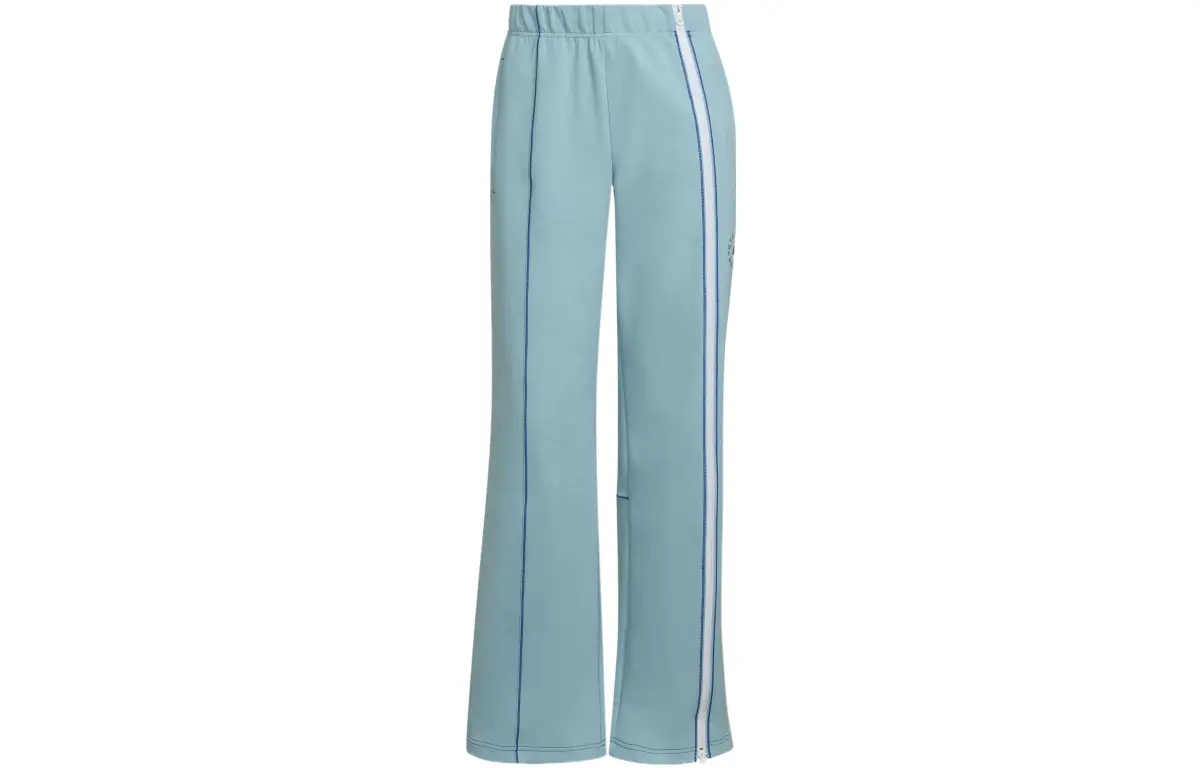 Adidas ASMC Casual Pants Women's Arctic Ocean Blue Moderate Straight Fit Pants