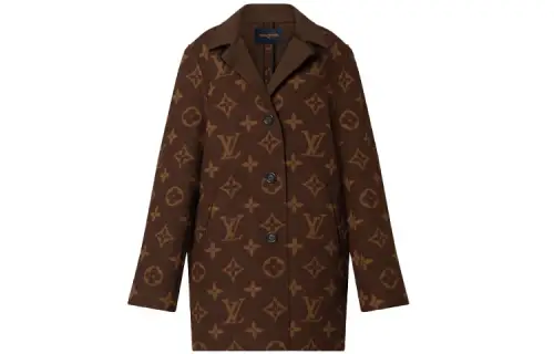LOUIS VUITTON Raw Monogram Coat
