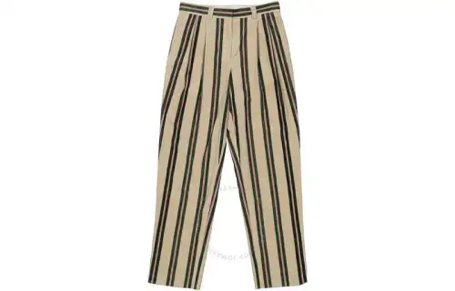 Burberry Casual Pants Women's Yellow Moderate Straight Fit Pants