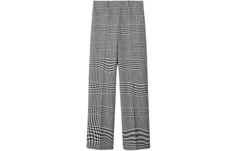 Burberry Casual Pants Women's Black White