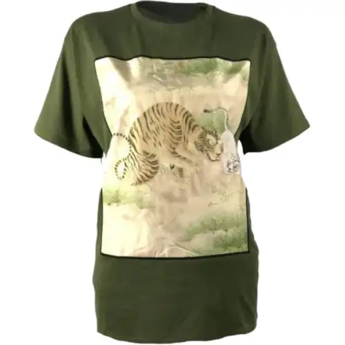 GUCCI T Shirts Women's Green Crew Neck Moderate