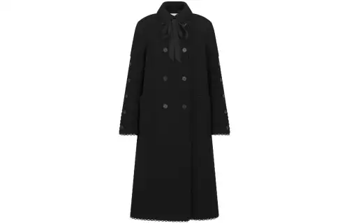 DIOR Coats Women's Black Moderate