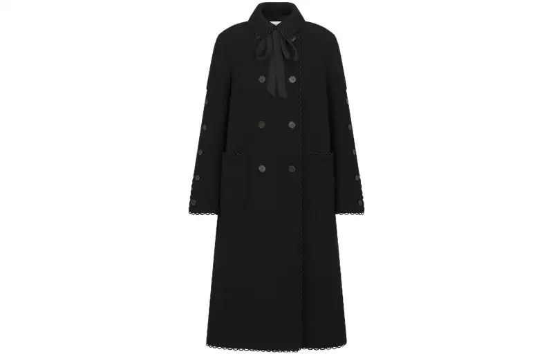 DIOR Coats Women's Black Moderate