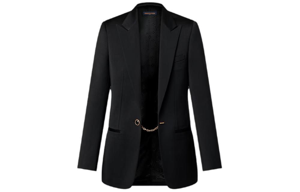 LOUIS VUITTON Jewel Button Tuxedo Jacket