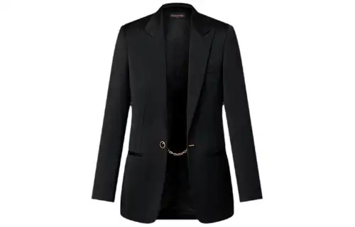 LOUIS VUITTON Jewel Button Tuxedo Jacket