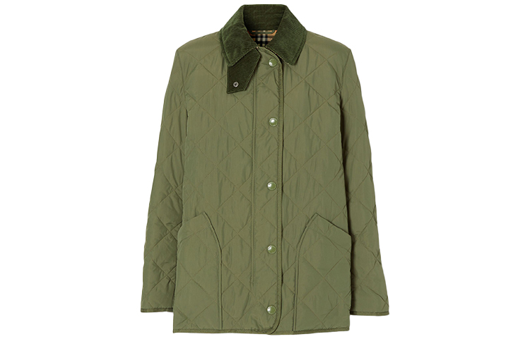 Женская куртка Burberry (зеленая)