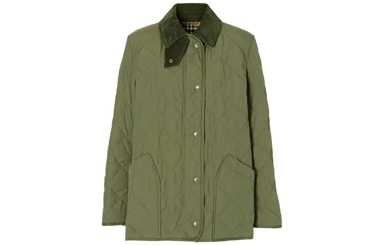 Burberry Puffer Jacket Women's Willow Green