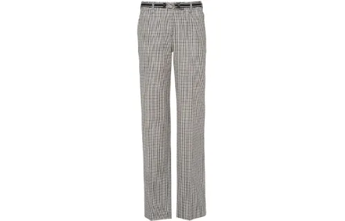 Miu Miu gingham-check straight-leg trousers