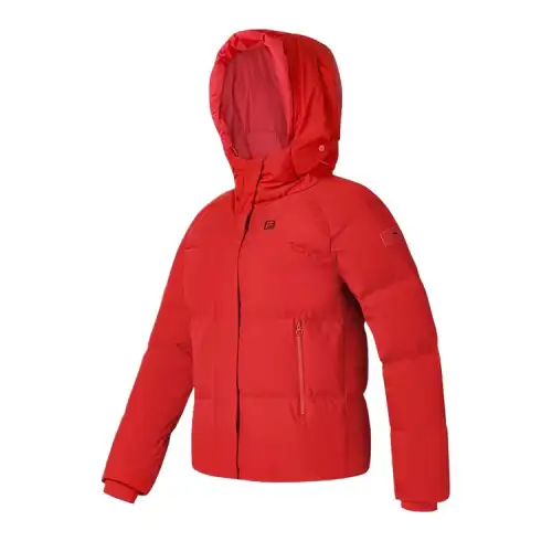 FILA Fitness Down Jacket Women's Glaze Base Red WI