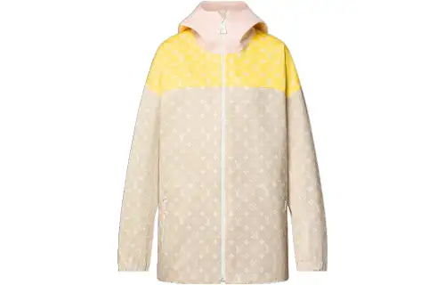 Lv Monogram Color Block Parka