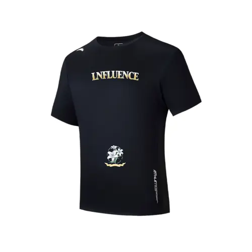 Anta Variety Training Collection T Shirt Unisex Basic Black