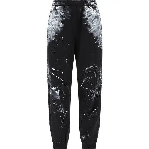 Balenciaga Painterly Print Track Pants 'Black'