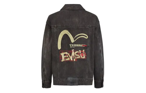 EVISU Denim Jacket Women's Black