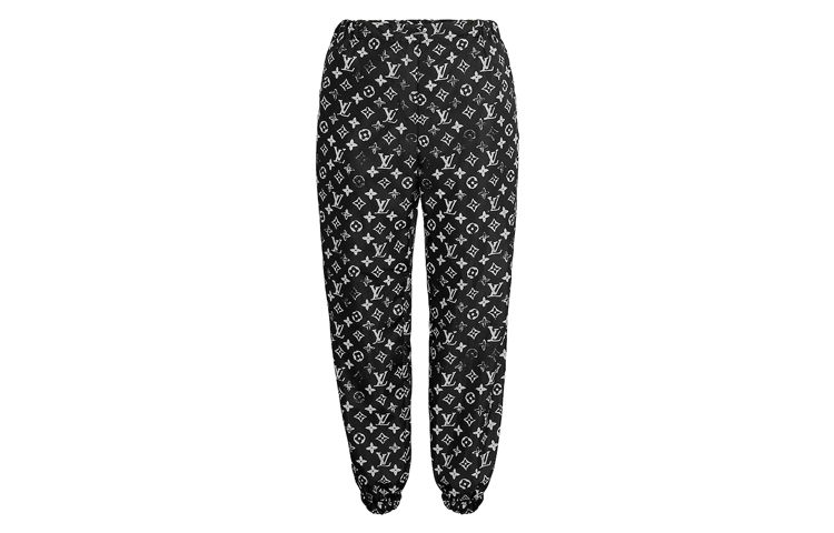 Женские штаны Louis Vuitton LOUIS VUITTON (черные)