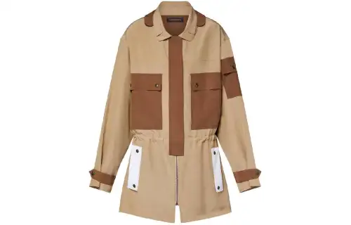 LOUIS VUITTON Color-Blocked Cargo Coat