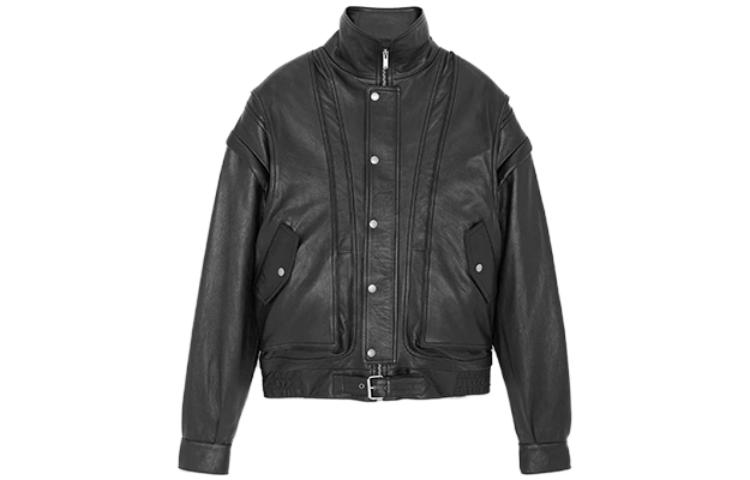 SAINT LAURENT FW23 Leather Jacket Women's