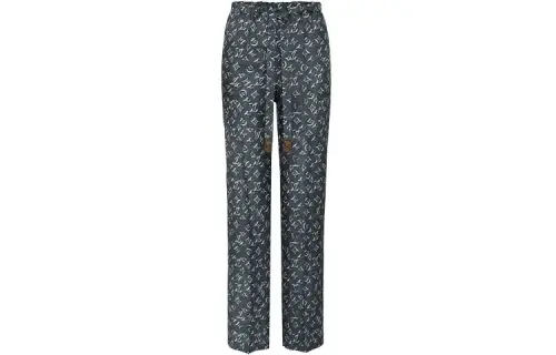 LOUIS VUITTON Casual Pants Women's Navy Blue